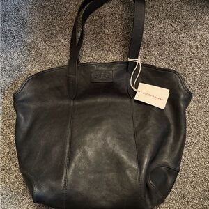 Lucky Brand Black Leather Shoulder Bag
